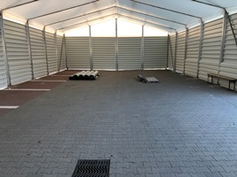 Raktársátor 10 méter széles-45